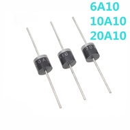 10Pcs 6A10 10A10 20A10ซิลิคอนแอมป์วงจรเรียงกระแสไดโอด Diode 1000V R-6 6A 10A 20A