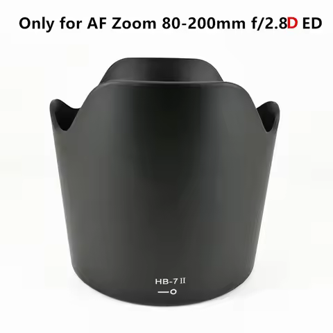 HB-7 II Flower Petal Bayonet Lens Hood Shade Replace HB-7 for Nikon AF Zoom-NIKKOR 80-200mm f/2.8D E