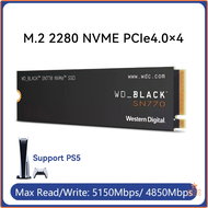 [Op006] โซลิดสเตทไดรฟ์เล่นเกมภายใน WD สีดำ SN770 NVMe SSD 2TB 1TB 500GB 250GB Gen4 PCIe M.2 2280ได้ถ