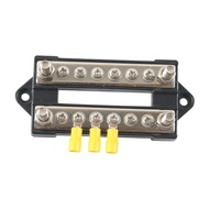 【 LCG5】-12V Ground/Power Distribution Terminal Block Battery Bus Bar Set (Max 300V AC/48V DC) Negati