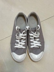 無印良品 MUJI 不易疲勞不易沾水帆布鞋 light grey