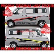 STRIPING STICKER MOBIL DAIHATSU GRANDMAX STICKER MOBIL MINIBUS GRANMAX