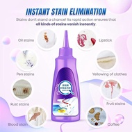 🇲🇾👶🏻120g Stain Remover Active Enzyme Agent Laundry Stain Remover Garment Stubborn Stain Cleaner Oil 