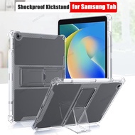 Transparent Stand Case For Samsung Galaxy Tab A8 10.5 S8 S7 11 inch  A7 Lite 8.7 For Samsung Galaxy Tab S7 FE S8 Plus S7 Plus With Pencil Holder Protective Armor TPU Cover