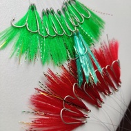 Kotrekan Sabiki Handmade Ikan Kembung Selar Ciu Baby GT No 15 Hook