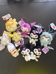 Sanrio Kuromi/布丁狗/pachacco/Usahana景品公仔