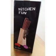 HOUSEWARE##7 PIECES KNIFE SET (6 PIECES OF KNIFE & 1 PIECE SCISSORS)