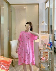 Plus size Sleepwear Dress Duster Daster Pambahay cotton spandex