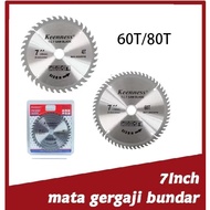 MATA 7 Inch 60T 80T Circular Saw Blade 7" 7 Inch Wood Split Saw Blade