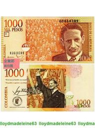 【全新美洲】哥倫比亞1000比索 2011(2016)年紙幣外幣錢幣UNC保真 世界錢幣收藏