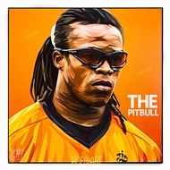 Edgar Davids Picture Football Legend Picture​Stick​Wall​ pop art Footballer​ Photo Frame​​ Home Deco