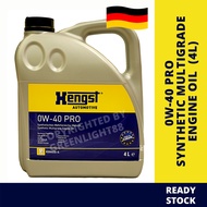 HENGST 0W-40 PRO SYNTHETIC MULTIGRADE ENGINE OIL (4L)
