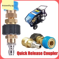 【KNWH】M22F M22M Quick Release Coupler Adapter 22mm 14mm High Pressure Washer Hose