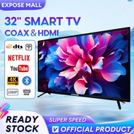 Smart TV 32 inch Android TV Murah Support MYTV 4K UHD EXPOSE Android TV LED With Android/WiFi/Netflix/YouTube