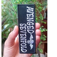 Avenged Sevenfold A7X Embroidered Patch Emblem Size 10.5x3.5 Cm Patches