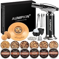 Cocktail Smoker Kit with Torch – 6 Flavors Wood Chips – Bourbon, Whiskey Smoker Infuser Kit, Old Fas