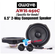 AWAVE AWT-650C Toyota Universal Speacial Component Speaker- AWAVE AWT 650C Honda OEM Speacial Compon