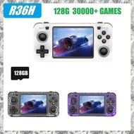 [I O J E] R36H Handheld Retro Game Console 128G 30000+Games Linux 3.5 Inch Portable Pocket Video Pla