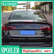 FOR Accessories New Spoiler Audi A6 C7 2011-18 High Quality ABS Material Car Trunk Lip Wings Tail Sp