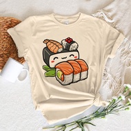 Sushi t shirt women streetwear Tee girl harajuku Japanese clothing