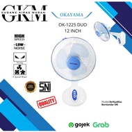 OKAYAMA OK-1225 2-in-1 Wall Mounted Fan