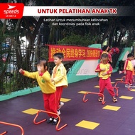 SPEEDS HURDLE REFLEX TRAINING EQUIPMENT 1 SET 5PCS AND FOOTBALL TRAINING JUMP ATLIT TRAINING