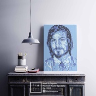 Premium Poster - About Steve Jobs - Borderless Frame Size 42x60cm