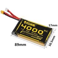 Alienmodel 2s 74v 4000mah 5c Lipo Battery With Xt30 Plug Compatible For Frsky Qx7 / Radiomaster Tx16