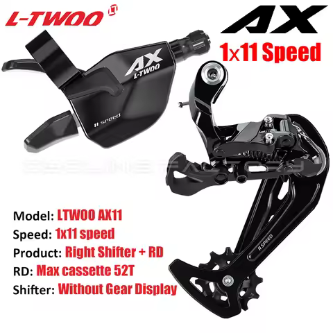 LTWOO AX 1X11 Speed Mountain Bike Groupset Trigger Shifter Rear Derailleur Kits Max Support 52T Cass