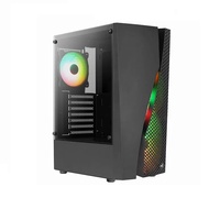 Aerocool Wave RGB MID TOWER CASE (Wave-G-BK-V3) 12cm RGB Fan x 4