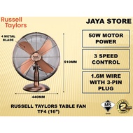 Russell Taylors 4-Blade Metal Table Fan 16" / inch TF4