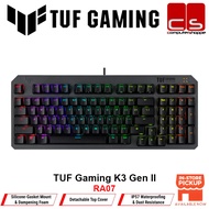 ASUS RA07 TUF Gaming K3 Gen II Keyboard Compact 97-Key Layout, Optical-Mechanical RGB switches, Sili