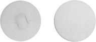 Weddecor 23mm Button Blanks Aluminum Cover Snaps with Plastic Back Tacks for Sewing Projects, Dress 