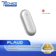 PLAUD NotePin AI Voice Recorder With Magnetic Pin - Silver Colour