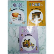 Set of 3 English learning books for children 4-8 years old