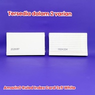 Amazing Ruled Index Card 3x5 White 100 pcs 3" x 5" 3"x5" Notebook - Ruled Index Card