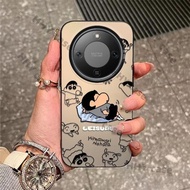 For Honor X9D 5G Case Lazy Xiaoxin Frosted Hard Shockproof Shell Protective Film IMD Luxury Electrop
