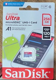 SANDISK MICROSD 256gb Card Ultra UHS-I 100mb/s