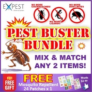 [FREE/Bundle Deal] Expest 9pcs Lizard Sticky Trap/5pcs Cockroach Trap/Mosquitoes Repellent/Dust Mite