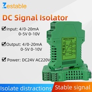 DC Signal Isolator4-20mA to 0-10V 0-75mV 0-20mA to 0-10V 0-5V Analog Signal Isolator Multi-input Out