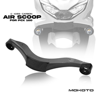 MOKOTO PCX 160 AIR SCOOP WINGLET COVER MINI DRIVING LIGHT BRACKET FORGED / CARBON FOR HONDA PCX 160 