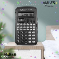 AMBER Science Calculator, 10-Digit Portable Math Calculator, Durable Cute Plastic Function Calculato