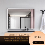 Hua Kai Star Bathroom mirror Punch-Free Toilet Mirror Stickers Wall Hanging Dressing Mirror Full-Length Mirror Frameles