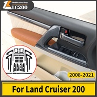 For 2008-2021 Land Cruiser 200 LC200 Interior Design Accessories Upgrade Decorative Car Door Carbon 