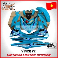 [100% ORIGINAL ] COVERSET MAGIC BOY Y15ZR V2 SPECIAL EDITION SKY BLUE / BIRU SE 2022 MAGICBOY Y15 YS