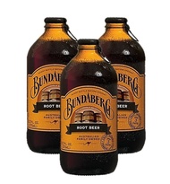 BUNDABERG CARBONATED ROOT BEER บันดาเบิร์ก รูทเบียร์ อัดก๊าซ 375ml. (3ขวด)