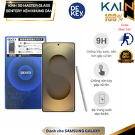 Kính Cường Lực DEKEY cho Samsung Galaxy S25 Series Kèm Khung Trợ Dán MASTERGLASS 3D SENTERY_Chính hã
