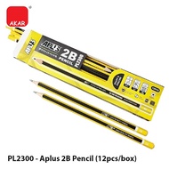 APLUS 2B Pensel Peperiksaan 2.5mm (12pcs/box) – APLUS 2.5mm | Exam Kit 2B Pencil Set (12pcs) PL2300