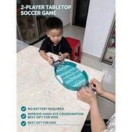 2-Player Tabletop Soccer Game, Optional 2-10 Balls, Portable Assembly Battle Parent-Child Educationa