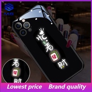MG get rich Chinese Call flash sound control LED glass phone case for Samsung S21ULTRA S21Plus S21 S